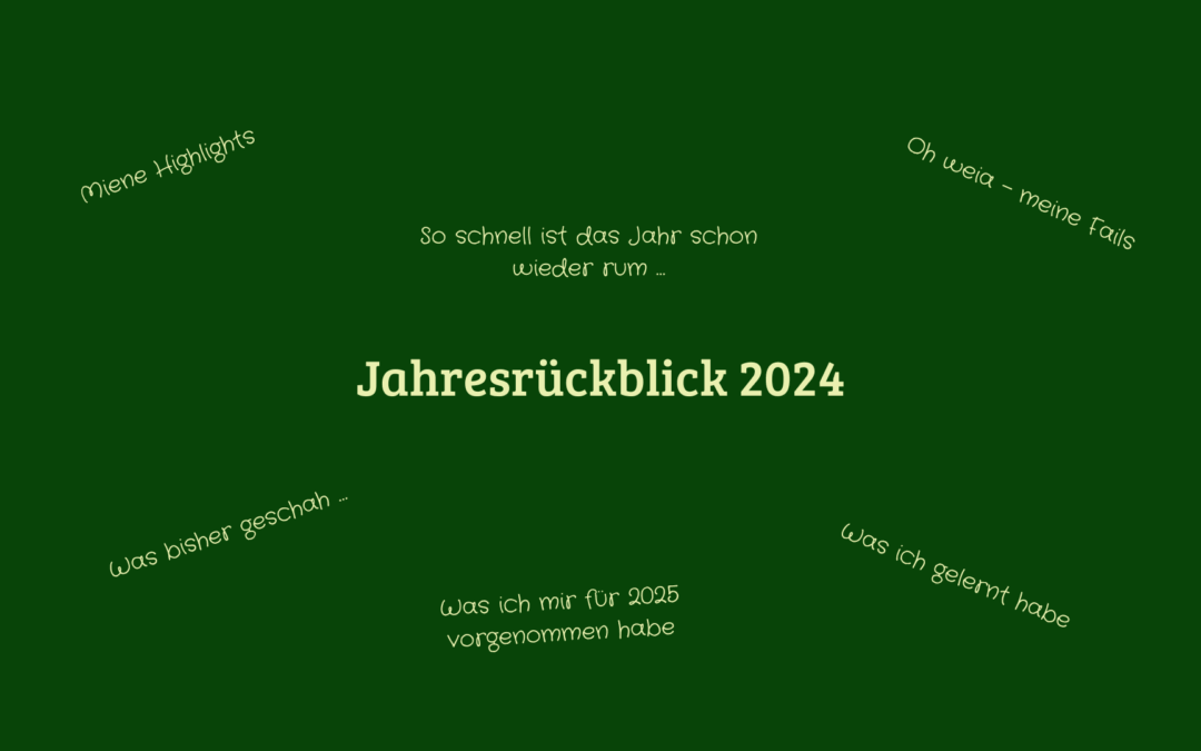 Jahresrückblick 2024 und Ausblick 2025